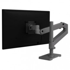 Ergotron 45-695-293 LX Pro Desk Monitor Arm, Tall Pole Dark Grey