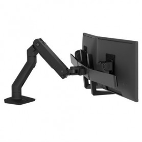 Ergotron 45-476-224 HX Desk Dual Monitor Arm, Matte Black