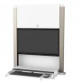 Ergotron 61-367-060 CareFit Enclosure Wall-Mount Workstation, Matte Black