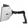 Ergotron 45-693-224 HX Desk Monitor Arm with VHD Pivot Matte Black