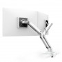 Ergotron 45-518-216 MXV Desk Dual Monitor Arm with Under Mount C-Clamp White
