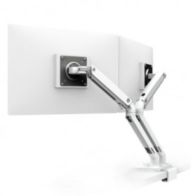 Ergotron 45-518-216 MXV Desk Dual Monitor Arm with Under Mount C-Clamp White