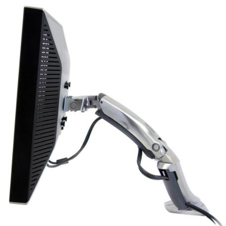 Ergotron 45-214-026 MX Desk Mount LCD Arm Polished Aluminum