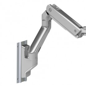 Ergotron 45-479-026 HX Wall Dual Monitor Arm, Polished Aluminum