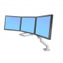 Ergotron 98-009-216 HX Triple Monitor Bow Kit, White