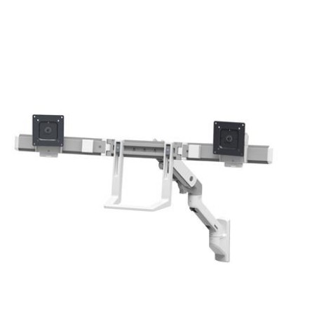 Ergotron 45-479-216 HX Wall Dual Monitor Arm, White