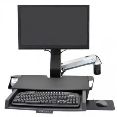 Ergotron 45-260-216 StyleView Sit-Stand Combo Arm White