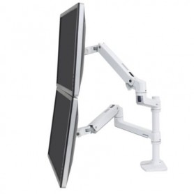 Ergotron 45-492-216 LX Dual Stacking Arm White