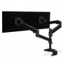 Ergotron 45-714-292 LX Pro Dual Stacking Arm Low-Profile C-Clamp Black