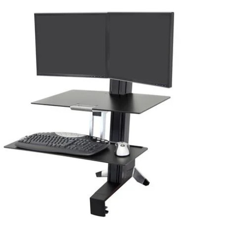 Ergotron 33-349-200 Work Fit-S Dual Workstation with Worksurface
