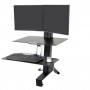 Ergotron 33-349-200 Work Fit-S Dual Workstation with Worksurface