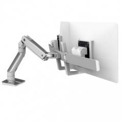 Ergotron 45-476-026 HX Desk Dual Monitor Arm Polished Aluminum