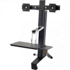 Ergotron 33-351-200 Work Fit-S Single HD Sit-Stand Workstation with Worksurface