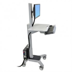 Ergotron 24-198-055 WorkFit-C Single LCD Sit-Stand Workstation Cart