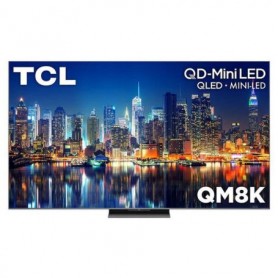 TCL 85QM8K 85-Inch QD-Mini LED 4K UHD Smart Google TV 144Hz HDR 5000 Nits