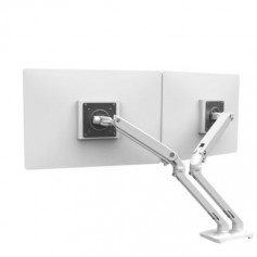 Ergotron 45-496-216 MXV Desk Dual Monitor Arm White