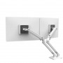 Ergotron 45-496-216 MXV Desk Dual Monitor Arm White