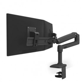 Ergotron 45-489-224 LX Dual Side-by-Side Monitor Arm Polished Aluminum