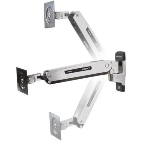 Ergotron 45-361-026 Interactive Arm LD Wall Mount Polished Aluminum