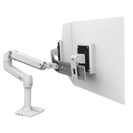 Ergotron 45-489-216 LX Desk Dual Direct Monitor Arm White