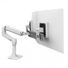 Ergotron 45-489-216 LX Desk Dual Direct Monitor Arm White