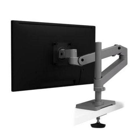 Ergotron 45-709-293 LX Pro Desk Monitor Arm Tall Pole Grommet Mount Dark Grey