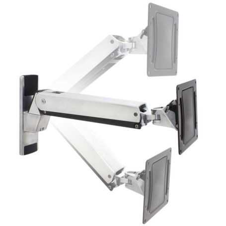 Ergotron 45-304-026 Interactive Arm VHD Wall Mount Polished Aluminum