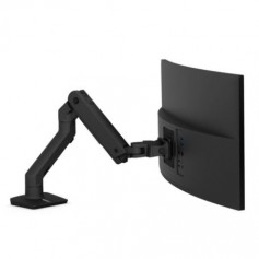 Ergotron 45-475-224 HX Desk Monitor Arm Matte Black