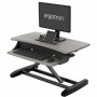 Ergotron 33-458-917 WorkFit-Z Mini Sit-Stand Desktop Workstation Dove Grey Woodgrain