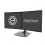 Ergotron 33-322-200 DS100 Dual Monitor Desk Stand, Horizontal Black