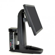 Ergotron 33-338-085 Neo-Flex All-In-One Lift Stand with Secure Clamp Black
