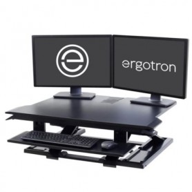 Ergotron 33-467-921 WorkFit-TX Sit-Stand Desk Converter Black