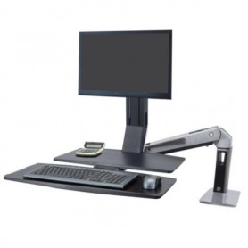 Ergotron 24-317-026 WorkFit-A Single Monitor Sit-Stand Workstation Worksurface