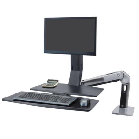 Ergotron 24-317-026 WorkFit-A Single Monitor Sit-Stand Workstation Worksurface