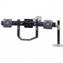 Ergotron 97-783 Dual Monitor and Handle Kit Polished Aluminium Black