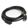 Ergotron 97-749 10-ft Power Cord 18 AWG NEMA 5 15P IEC 60320 C13