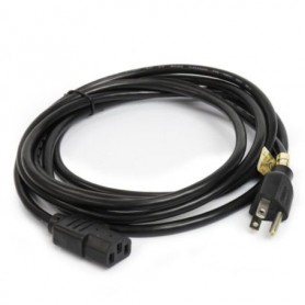 Ergotron 97-749 10-ft Power Cord 18 AWG NEMA 5 15P IEC 60320 C13