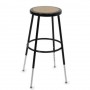 Ergotron 97-859 Classroom Stool Adjustable Height Black Chrome