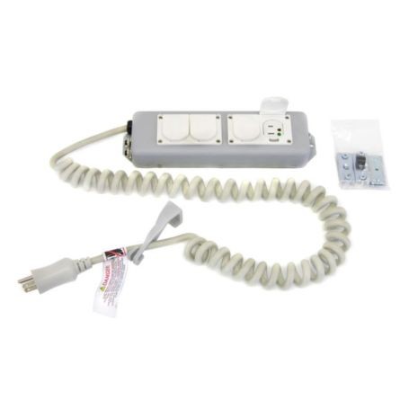 Ergotron 97-466-214 Medical-Grade Power Strip 4 Outlets