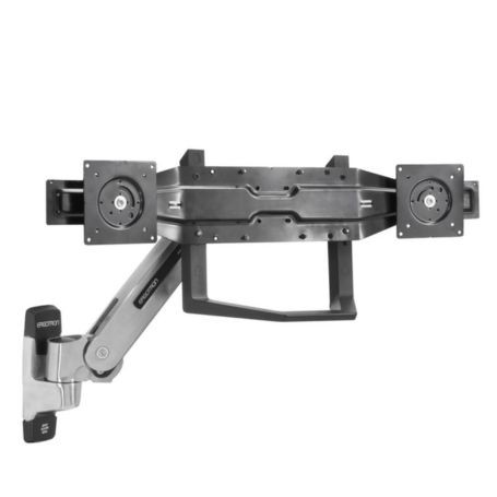 Ergotron 97-718-009 Dual Monitor & Handle Kit Black