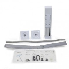 Ergotron 97-934-062 WorkFit Dual Monitor Kit White