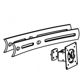 Ergotron 97-446-200 DS100 Crossbar Extender Short Black