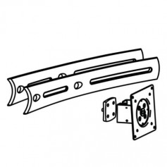 Ergotron 97-446-200 DS100 Crossbar Extender Short Black