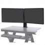 Ergotron 97-934-085 WorkFit Dual Monitor Kit Black