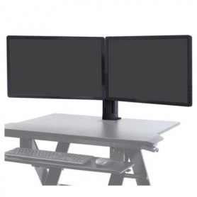 Ergotron 97-934-085 WorkFit Dual Monitor Kit Black