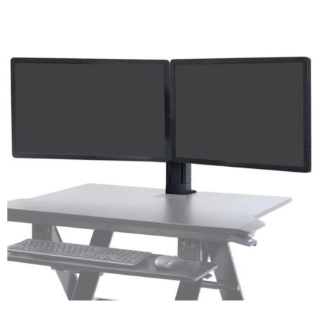 Ergotron 97-934-085 WorkFit Dual Monitor Kit Black