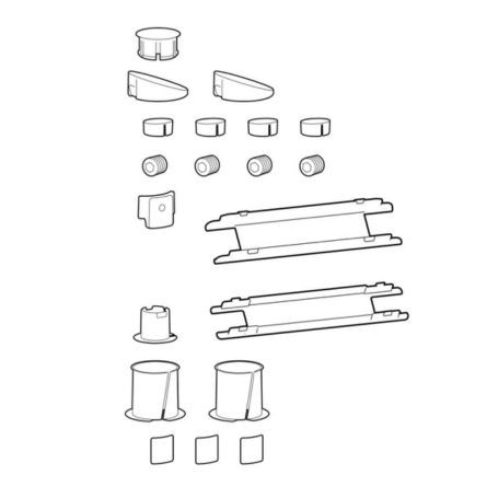 Ergotron 98-743-632 LX Pro Spare Parts Kit for Desk Arms Black