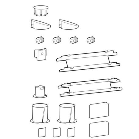 Ergotron 98-744-629 LX Pro Spare Parts Kit for Wall Arms White