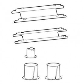 Ergotron 98-742-630 LX Pro Plastics Replacement Kit Grey