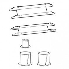 Ergotron 98-742-630 LX Pro Plastics Replacement Kit Grey